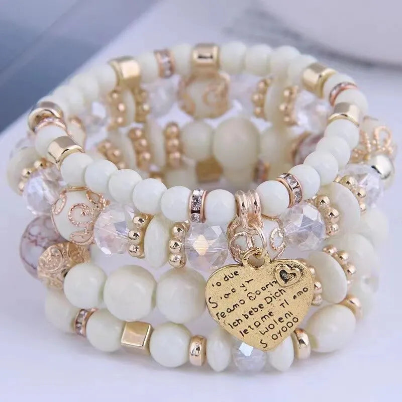 Set de Pulseras "Aura Marina"