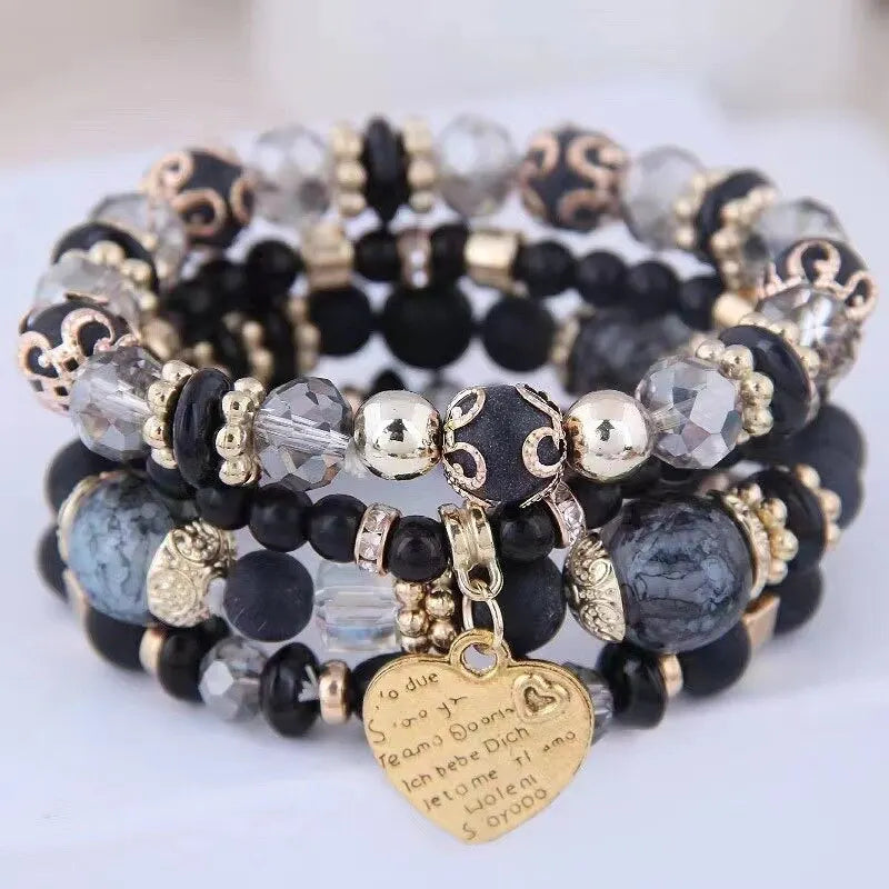 Set de Pulseras "Aura Marina"